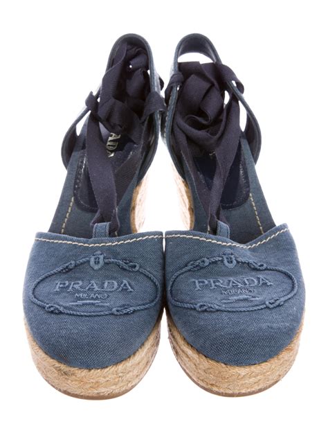 prada denim espadrilles|prada espadrilles.